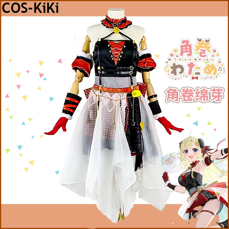 COS-KiKi Vtuber Hololive Tsunomaki Watame Game Suit Nifty Lovely Cosplay Costume Halloween Party Role Play Outfit Women XS-XXL