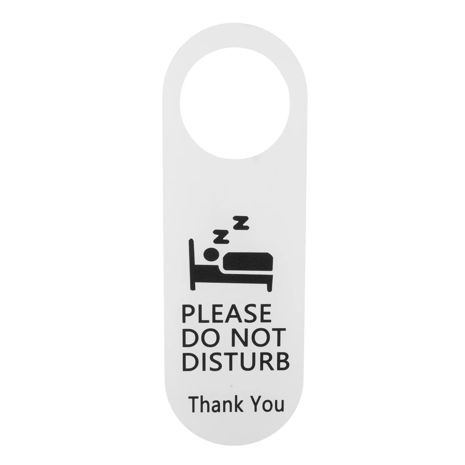 

Do Not Disturb Sign Board Acrylic Door Hanger Dual Sided Design Minimalist Color Suitable for Various Hotel Styles