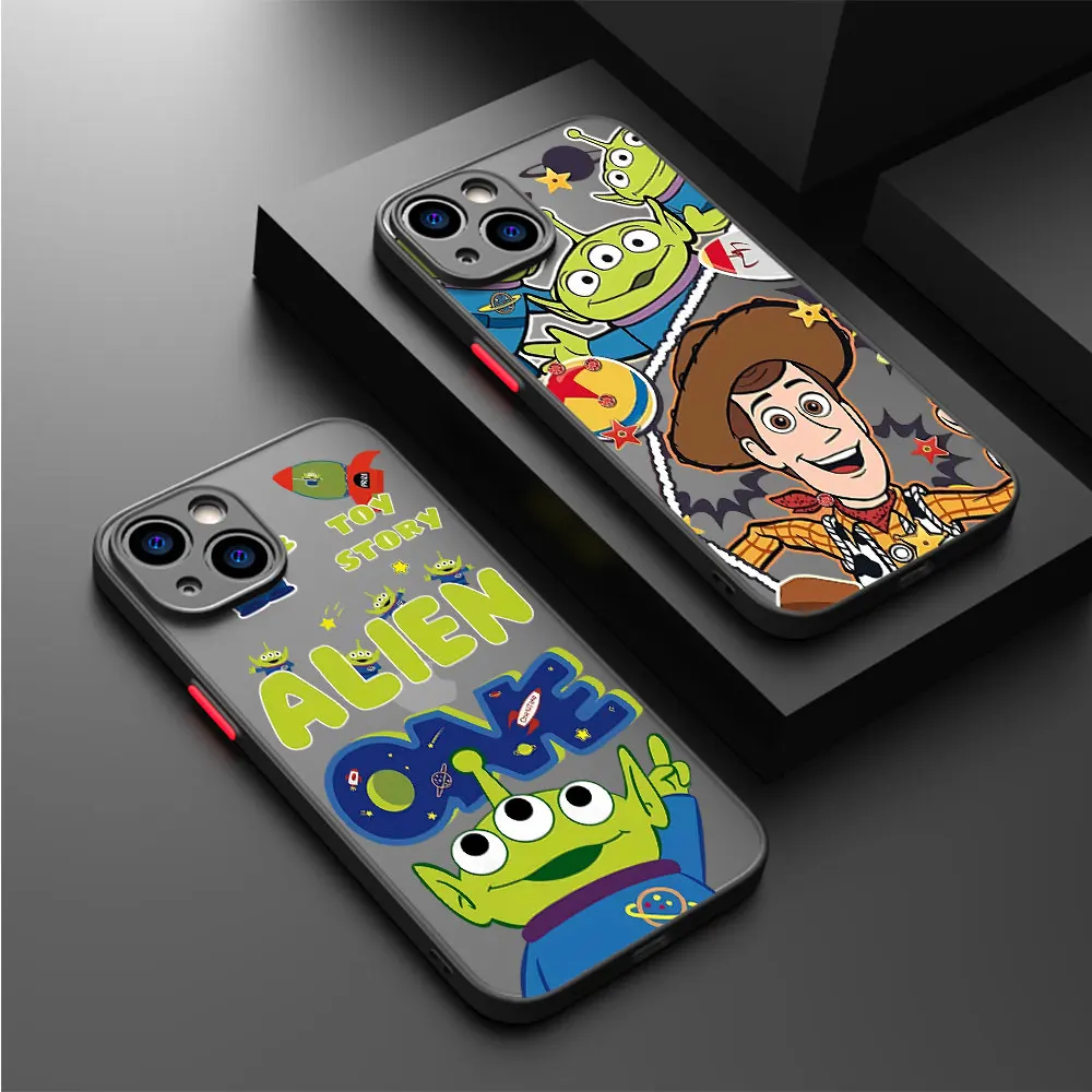 Phone Case for Apple iPhone SE 14 Pro 15ProMax 7 8 Plus 11 Pro 12 13 Mini XR XS Max Matte Cover Toy Story Woody Lotsos Mirror