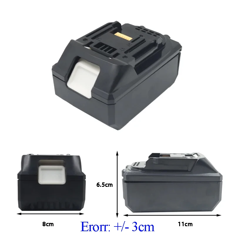BL1830B Lithium Ion Battery Case BMS PCBA DIY For Makita 18V 6.0Ah Shell Box Housings Charge Protection Board LED Digital BL1860