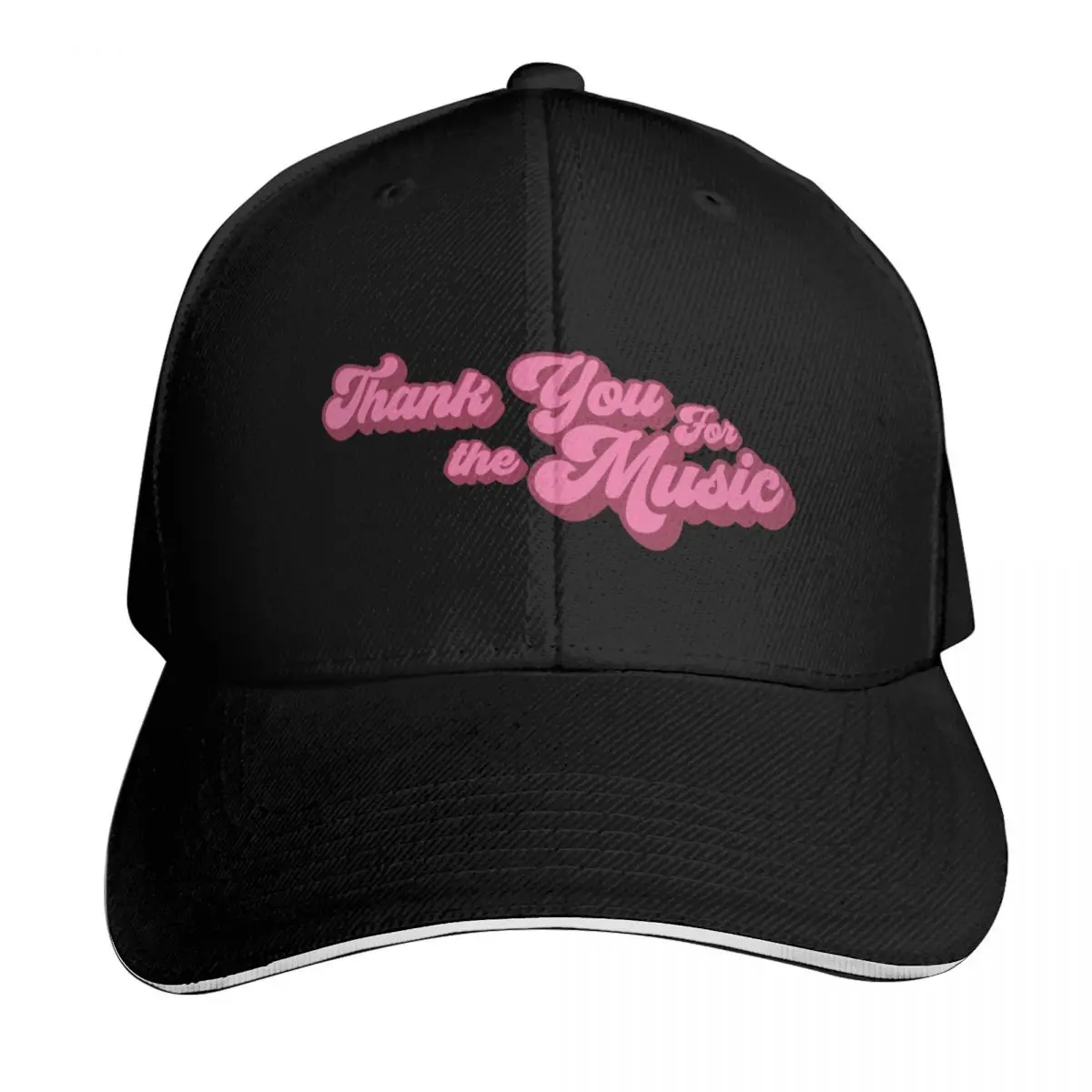 Thank You For The Music Baseball Cap Luxury Brand fishing hat Icon Luxury Man Hat Men's Baseball Women's