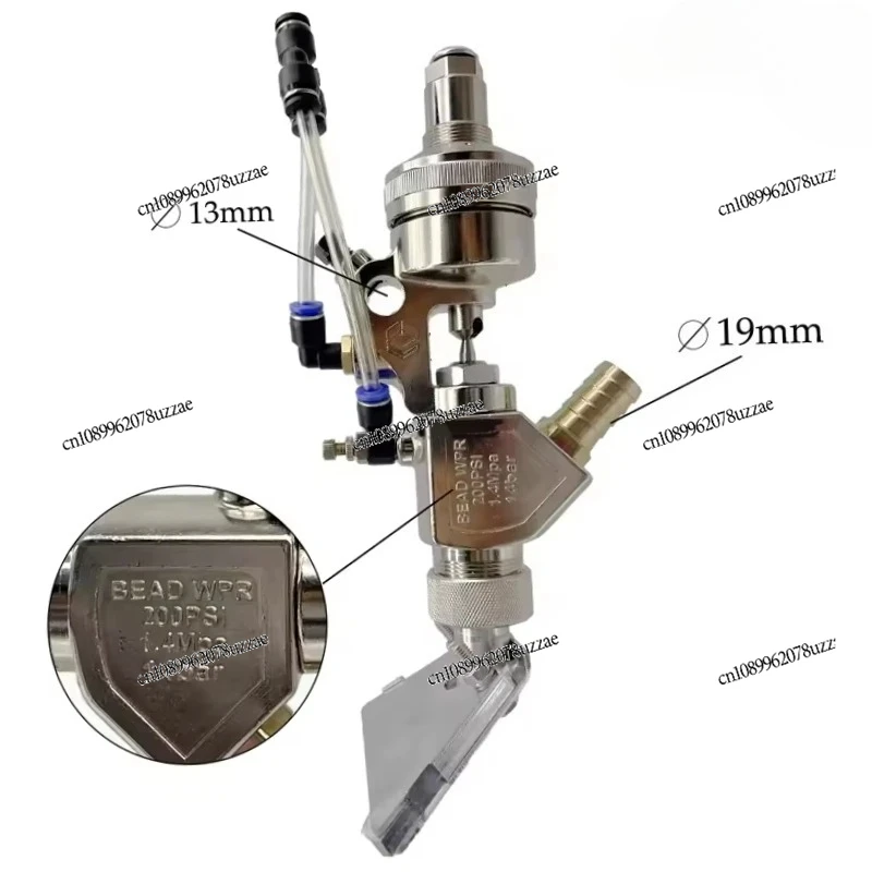 100mm Deflector Road Marking Machine Automatic Glass Bead Gun 238338 Line Marking Automatic Glass Bead Gun