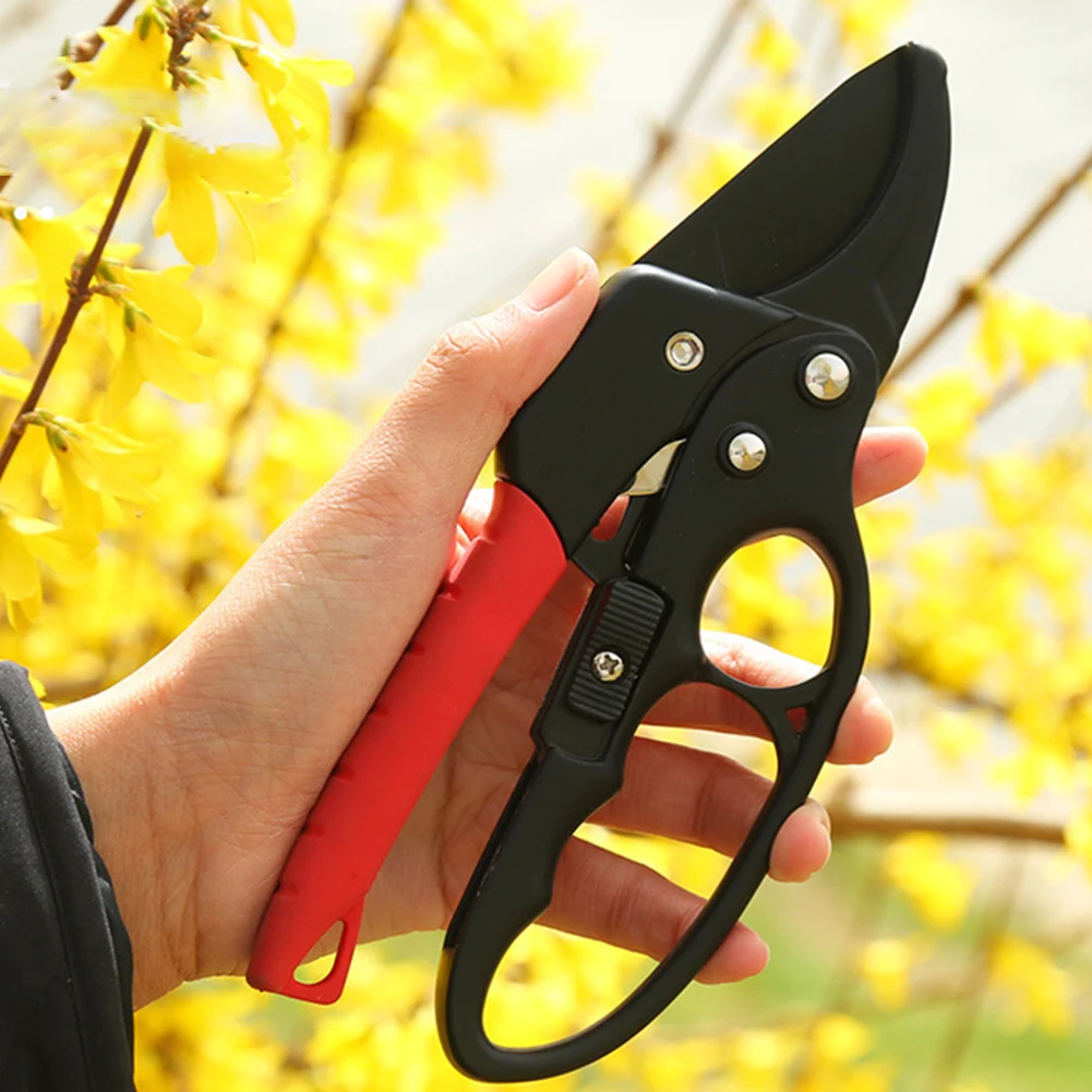 SK-5 Steel Branch Shears Sharp Gardening Scissors Flower Pruning Shears Garden Tools Outdoor Tools for Plant Tree Road Pruning