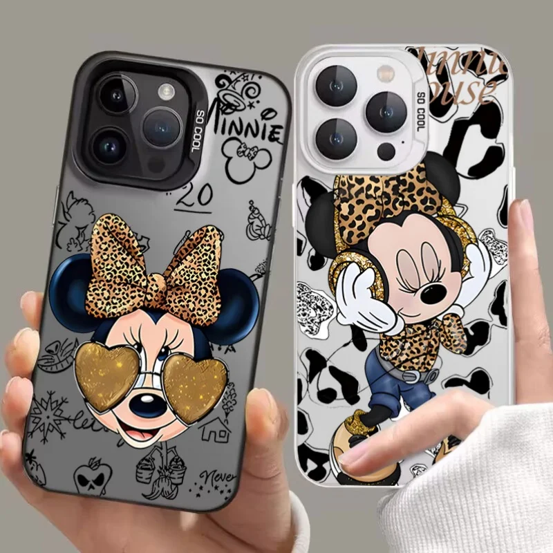 Casing Ponsel Kartun Minnie Mouse Untuk Huawei Honor X6B X7B X8A X9C Smart 90 50 70 200 400 Pro Lite P30 P40 Pro Hard IMD Cover