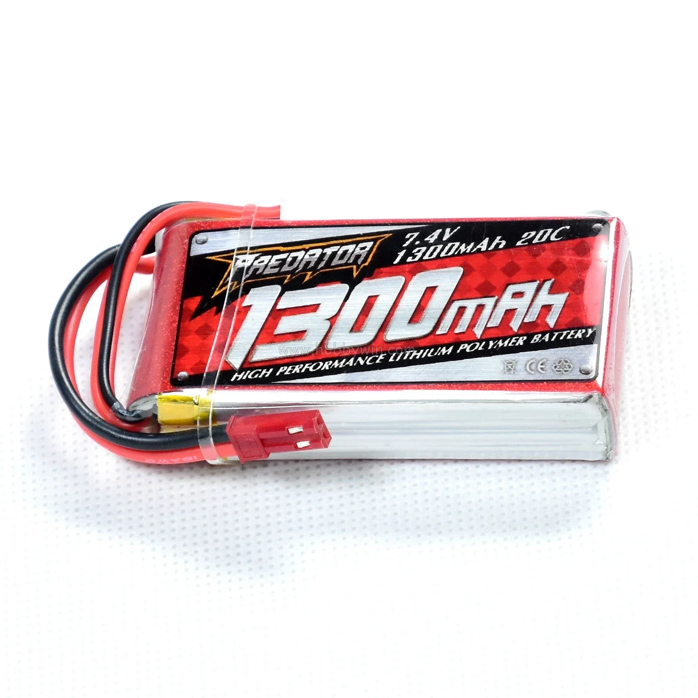 FMS part 7.4V/2S 1300mAh 20C LiPO battery JST plug For 800mm RC warbird sporter model airplane