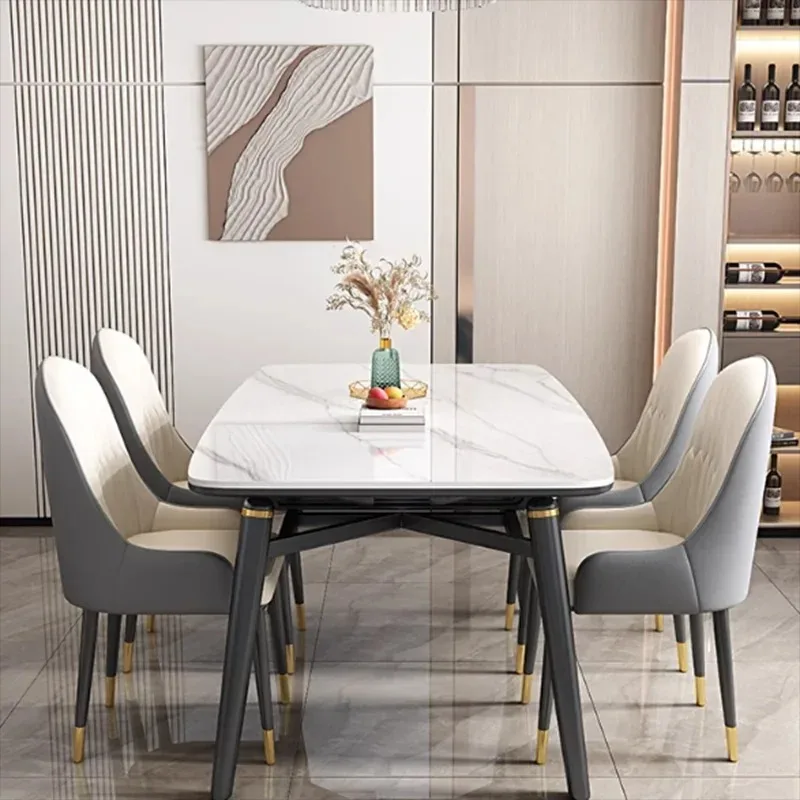 

Restaurant Nordic Dining Tables Event Waterproof Wood Modern Dining Tables Kitchen Salon Luxury Tavoli Da Pranzo Furniture Home