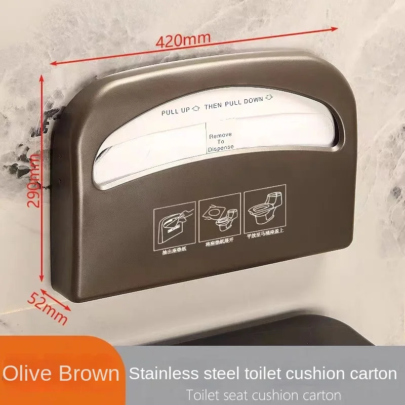 Disposable toilet toilet tissue holder 304 stainless steel seat cushion paper box tissue box