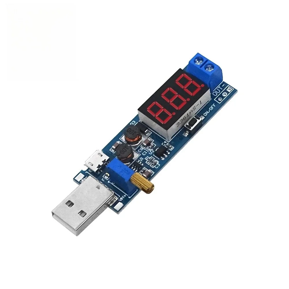 DC-DC 5V to 3.5V / 12V USB Step UP / Down Power Supply Module Adjustable Boost Buck Converter Out DC 1.2V-24V