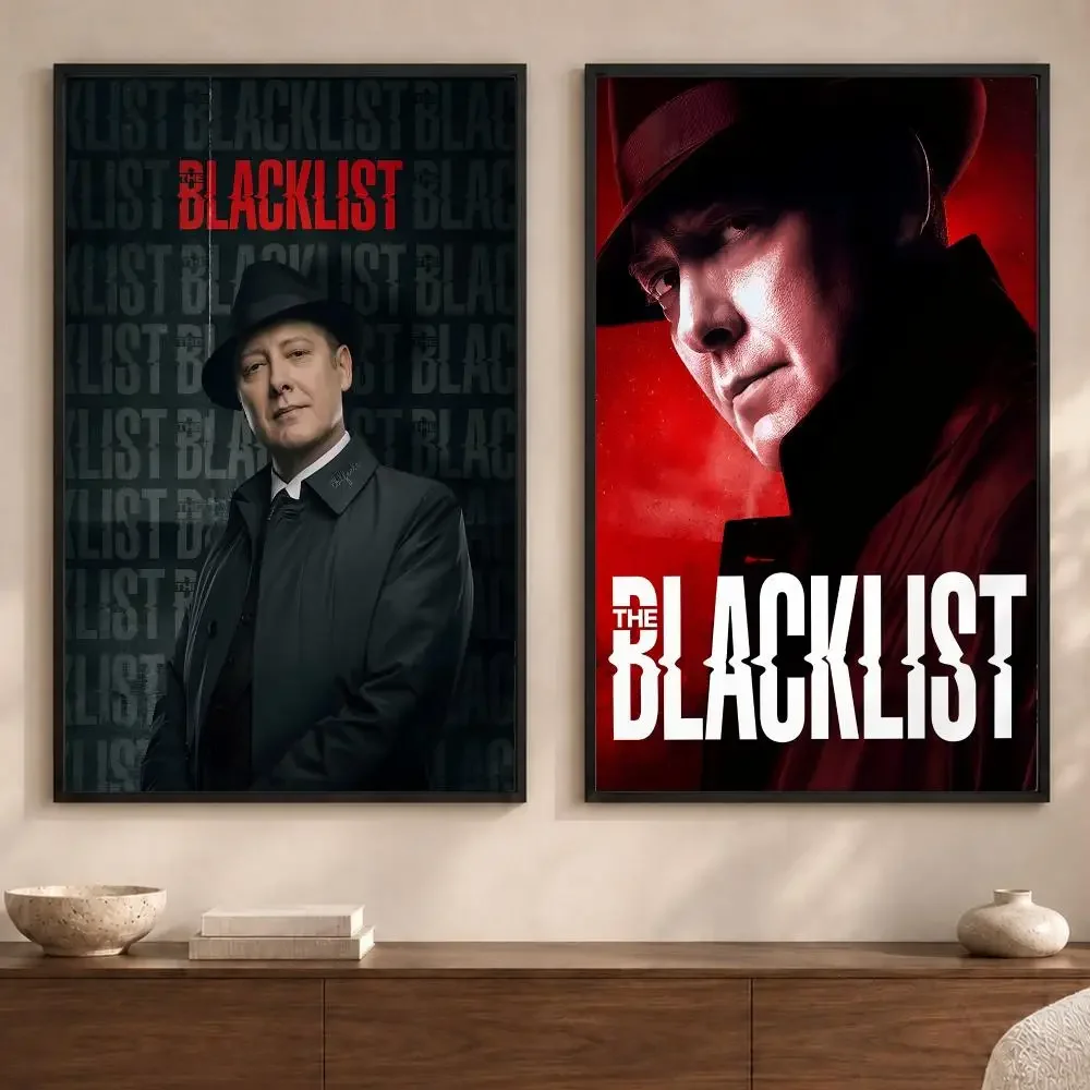 Drama T-The BlacklistS Poster Art  Self-Adhesive No Glue Residue Wall Sticker for Home Office Nursery