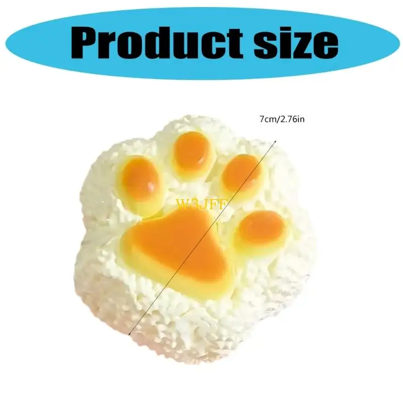 W3jf créatif yolk paths rebond patws figurine maltose nouveauté table table bâillon