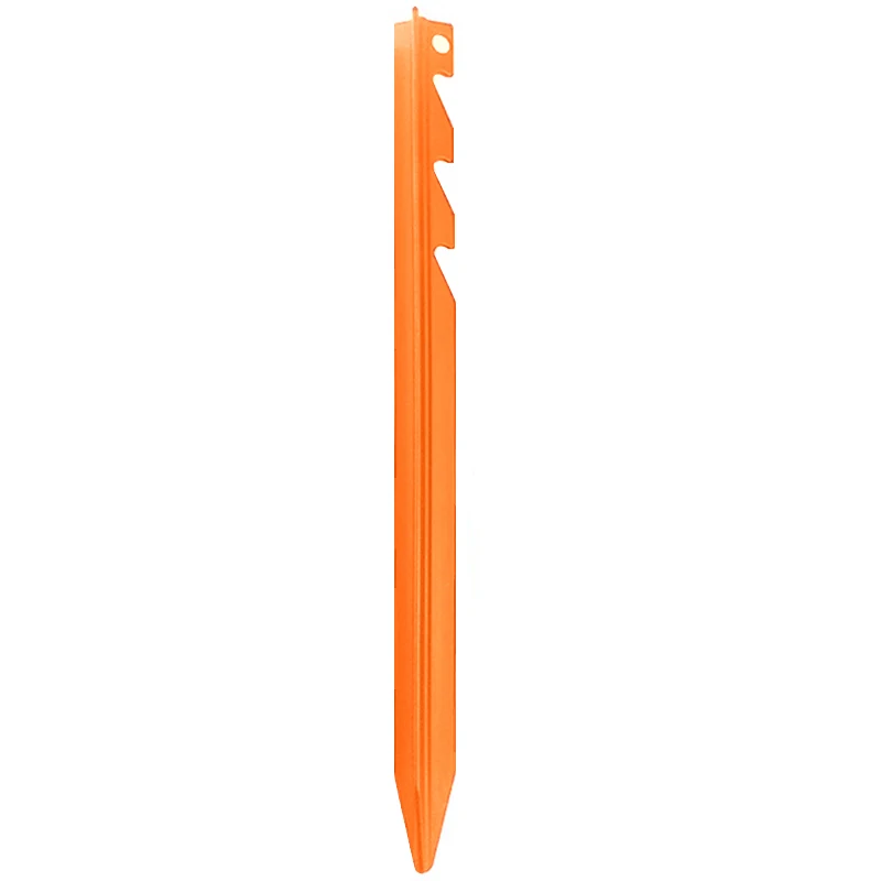 Aluminum Alloy Tent Stake, Canopy Tri-beam Tent Pegs, Ultralight Jagged, 13g per Piece, 18cm, 7075