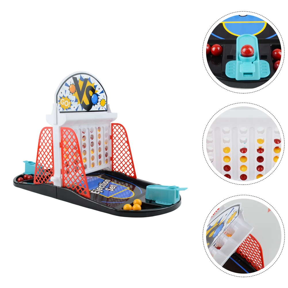 1pc Huishoudelijk Kinderen Twee Speler Desktop Basketbalspel Abs Materiaal Interactief Educatief Speeltje Voor Kinderen