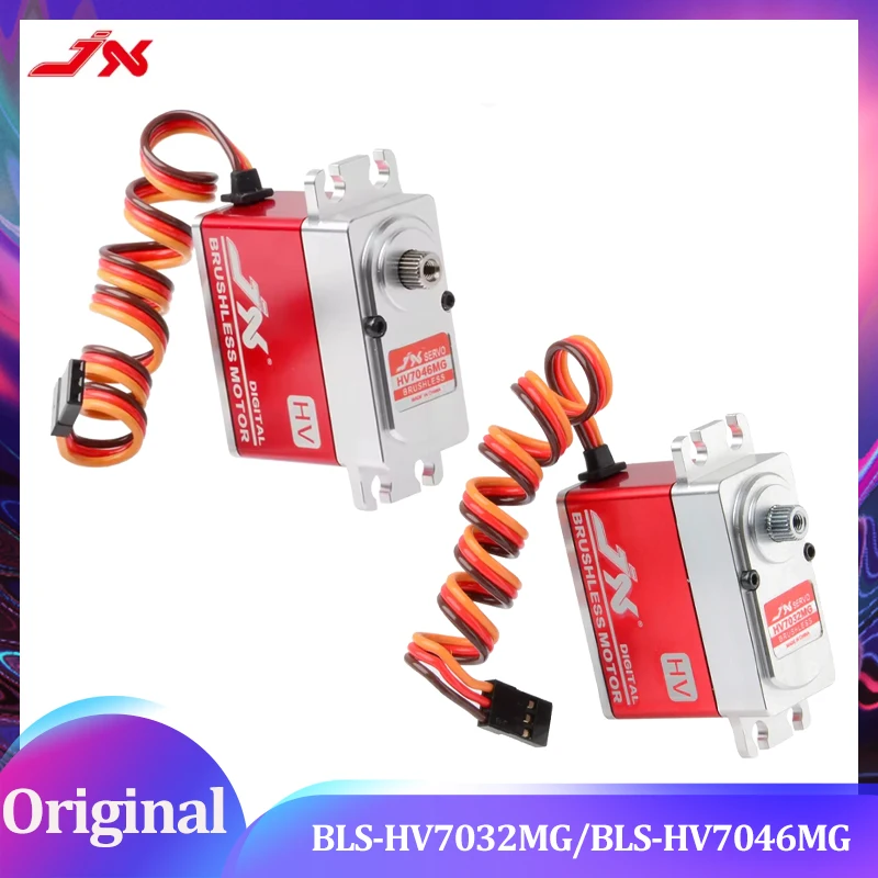 

JX Servo BLS-HV7032/7046MG Brushless Motor Large Torge Full Metal CNC HV Digital Servo For RC Car Helicopter Drone Airplane Part