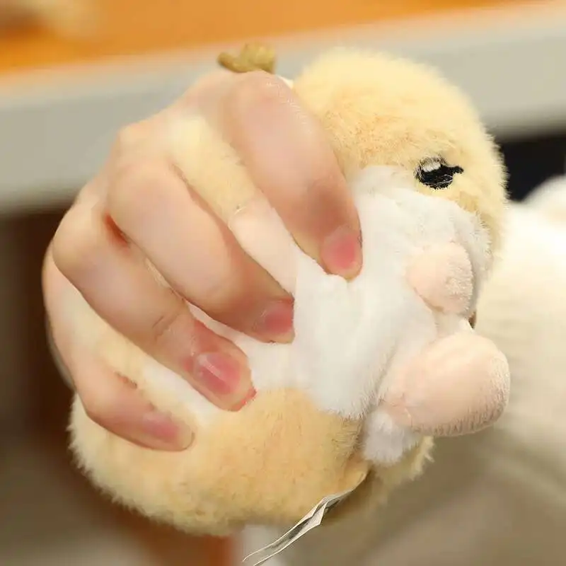 11CM Simulazione di cartoni animati Anime Kawaii Lovely Pet Decompressione Pizzico Bambole di peluche Peluche per bambini Zaino Ciondolo Giocattolo Regali