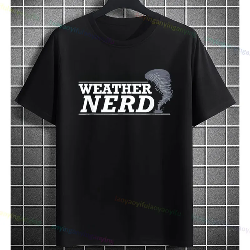 Funny Tornado Graphic T-shirt with 