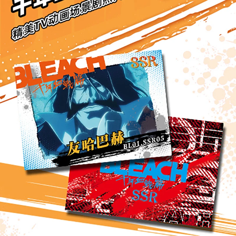 Genuine Bleach Thousand Year Blood War Chapter Around Japanese Periphery Card Collection Booster Box Rare Limit SGD Metal Card