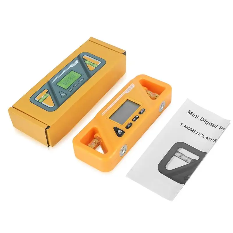 Magnetic Electronic Goniometer LCD Digital Angle Meter Backlight Angle Protractor Slope Conversion Meter Digital Inclinometer