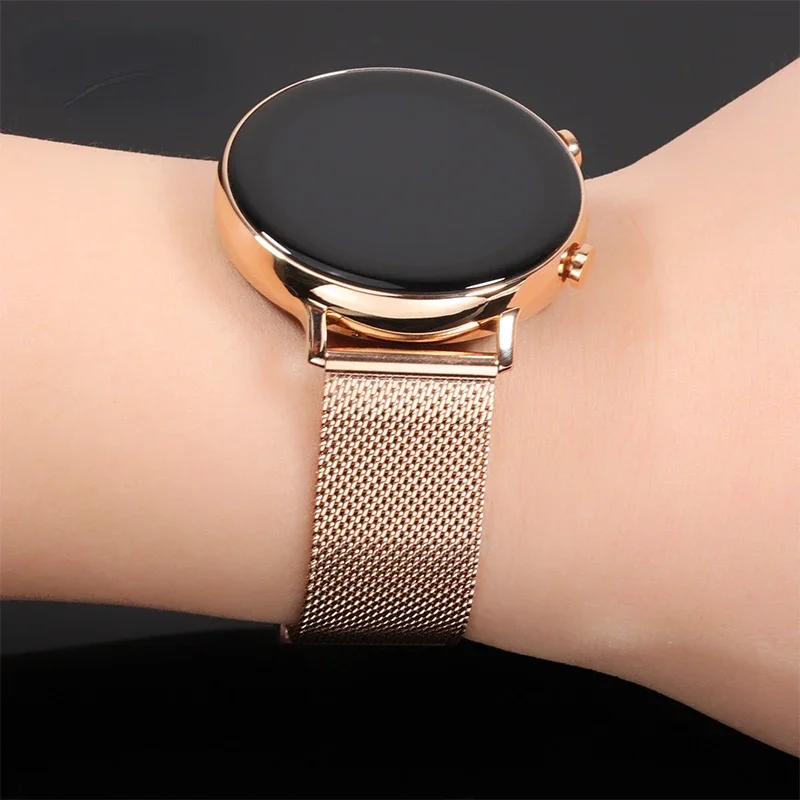 Milanis ตาข่ายสําหรับผู้หญิงสําหรับ Huawei GT2 ผู้หญิงสาย Gt2pro GT3 สายสแตนเลส Porsche Watch3 Glory Magic2 2e Xiaomi