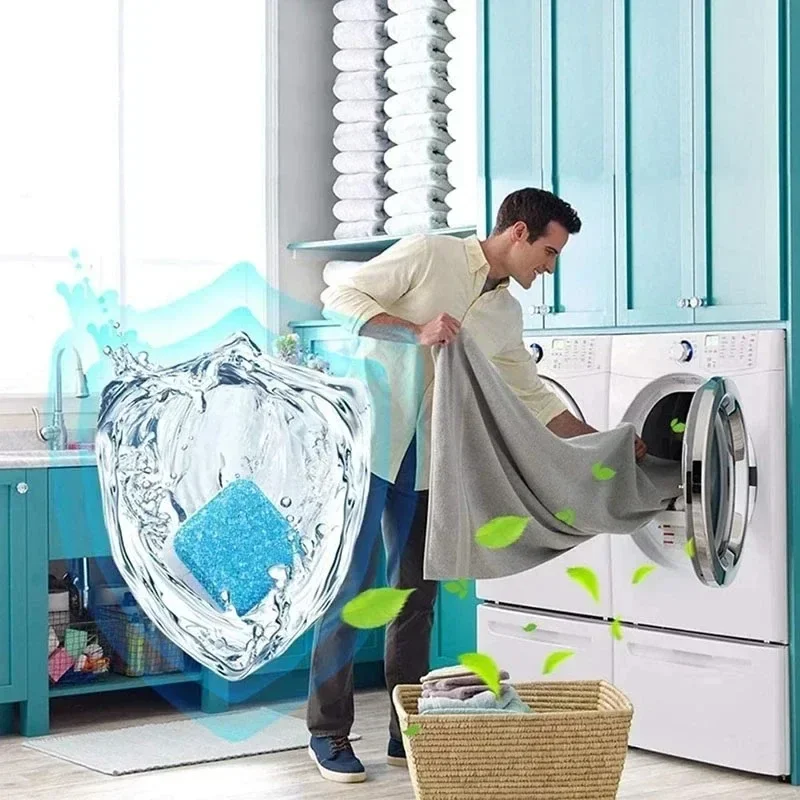 Washing Machine Effervescent Cleaning Agent Fully Automatic Drum Type Effervescent Cleaning Film Dirt Removal Cleaning Block