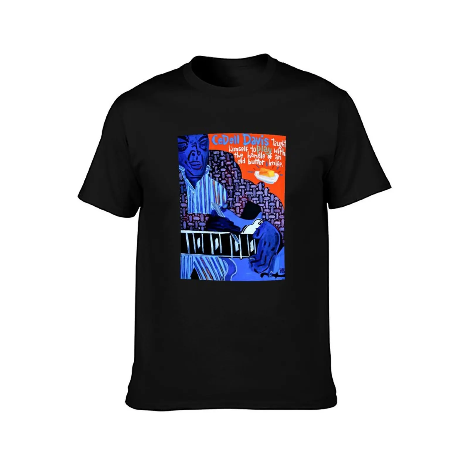 CeDell Davis T-Shirt Anti-Fade Casual Tee Shirt