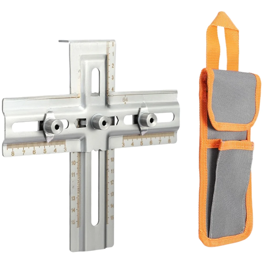 

Handle Locator Stainless Steel Drilling Guide for Cabinet Drawer Hardware Installation 180mm x 178mm Dimension