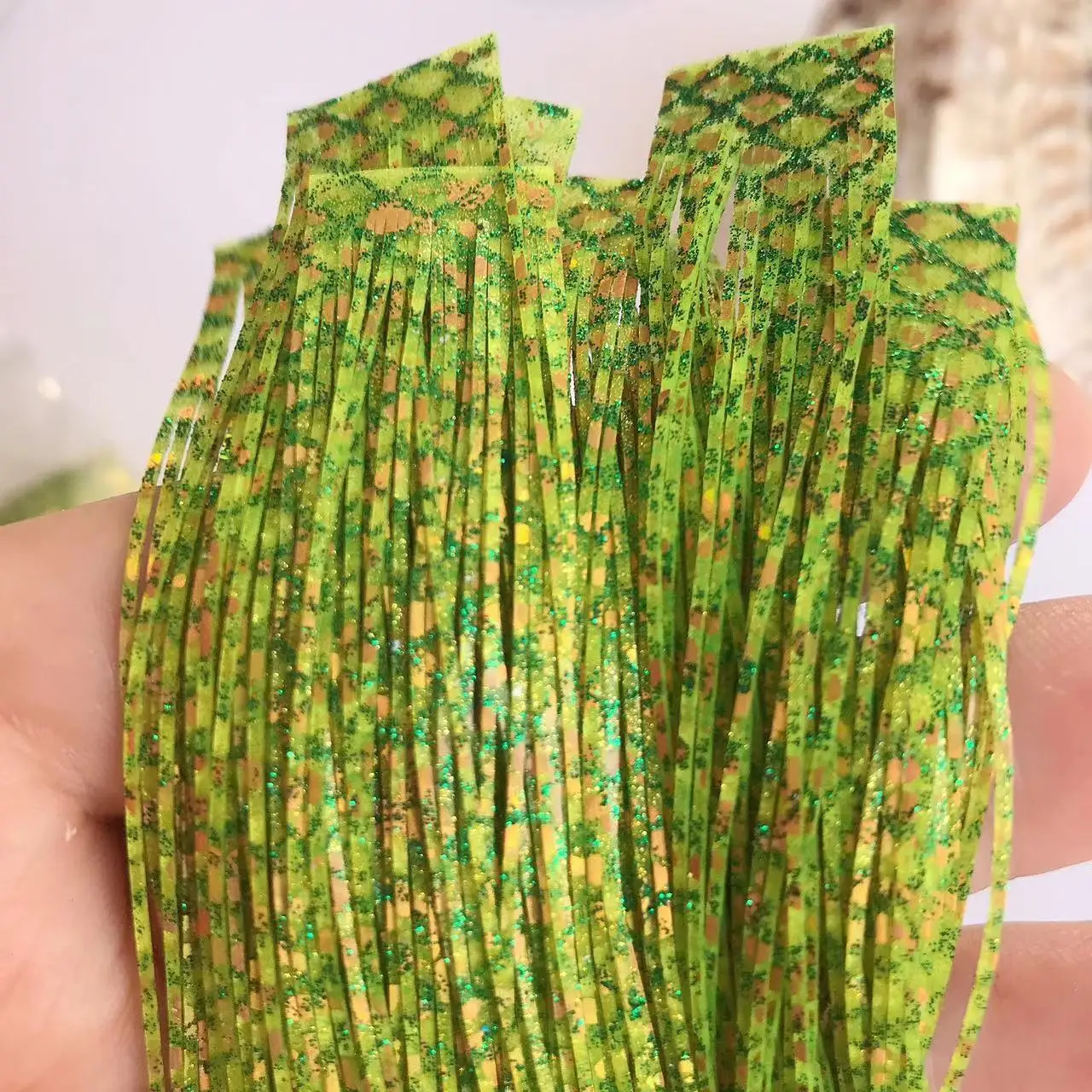 22strands/pcs 5pcs/lotFishing Lure Silicone Skirt Layers Multi-Strand Rubber Material Tackle Craft DIY Spinnerbait jig Buzz bait