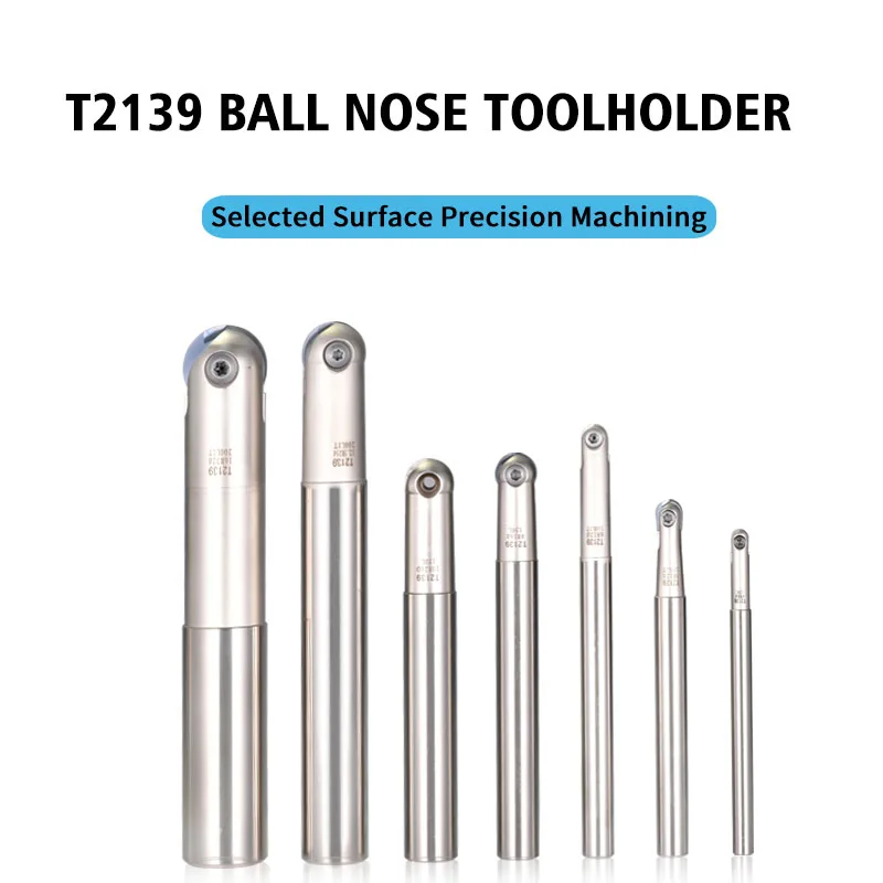 1 قطعة T2139 الكرة الأنف قاطعة المطحنة بار CNC الكرة أداة حامل نصف دائرة طحن إدراج P3200 حامل أدوات CNC