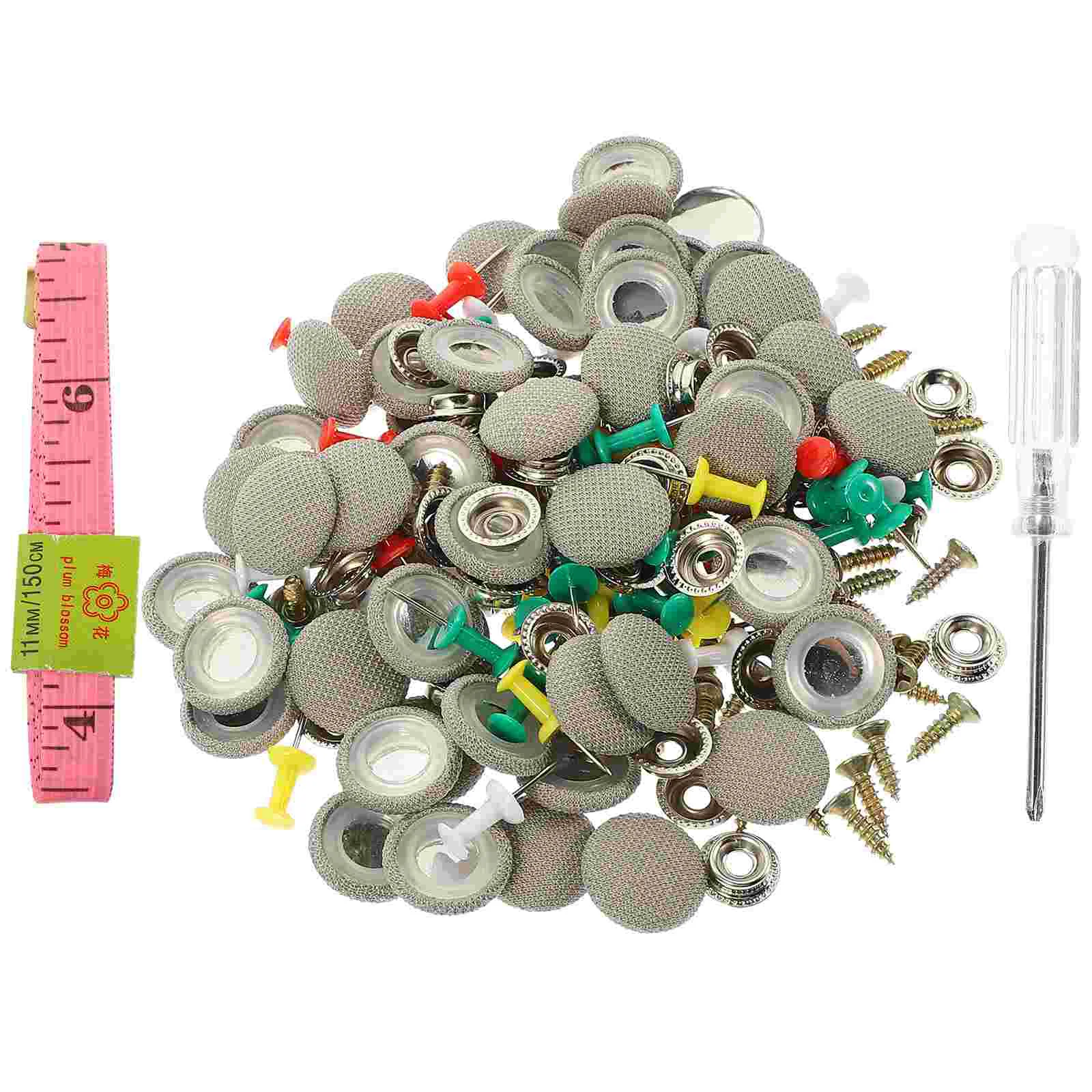 

50 Sets Buckle Roof Repair Kit Lining Headliner Repair Button The Fixing Button Iron Accessories Interior