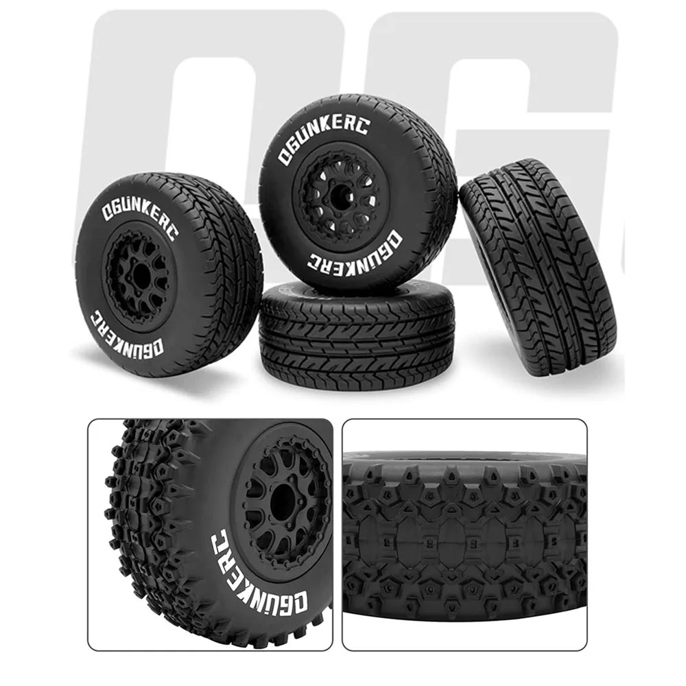 

4 шт., 12 мм шестигранные шины, колесные диски для 1/10 шин для Traxxas Slash Redcat Axial Redcat HSP Tamiya HPI Kyosho RC Short Course Truck