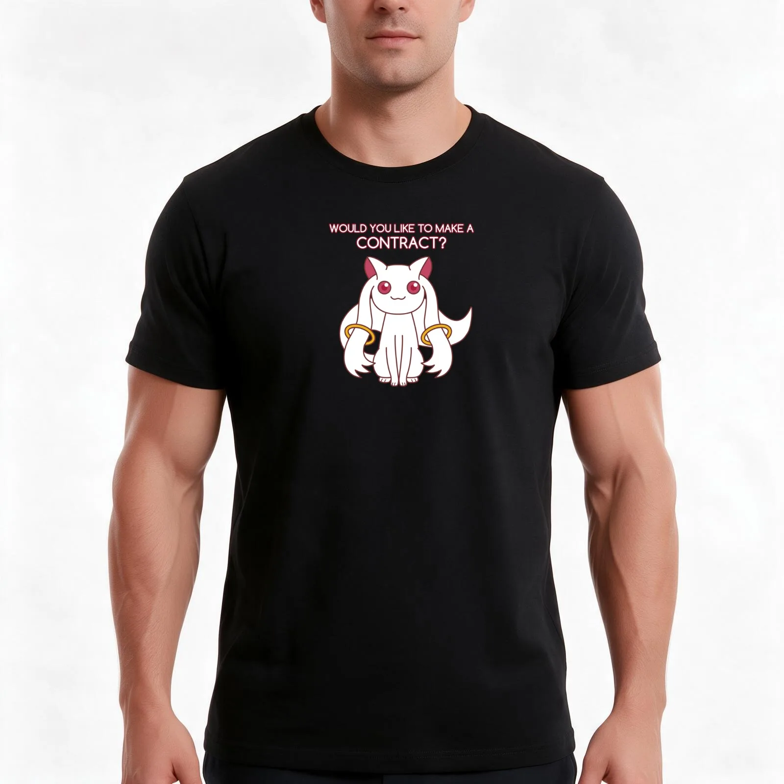 Would You Like to Make a Contract? T-Shirt Summer Casual Cotton Tee Oversized Streetwear Tops Vintage Graphic Print