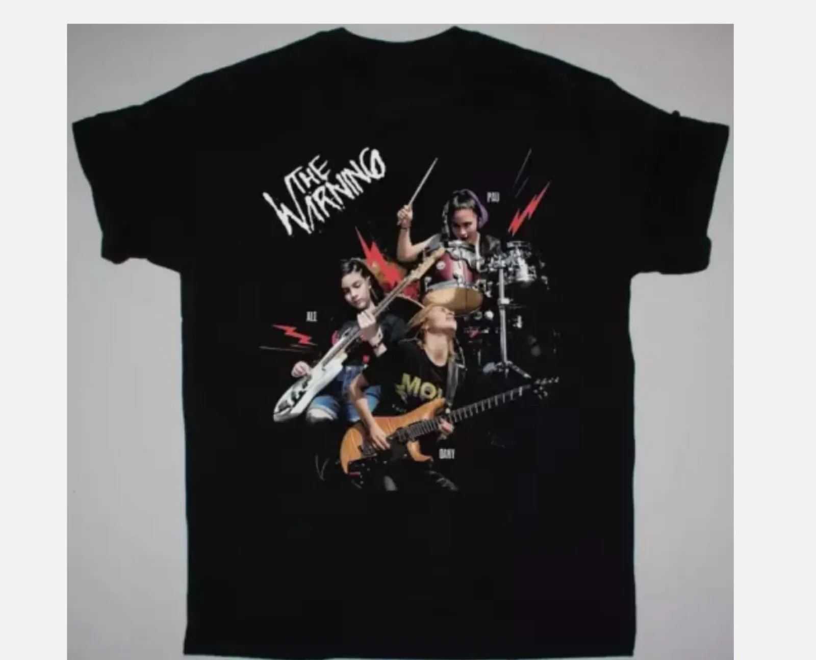 The Warning Band Black T-Shirt Cotton Unisex For Men Women