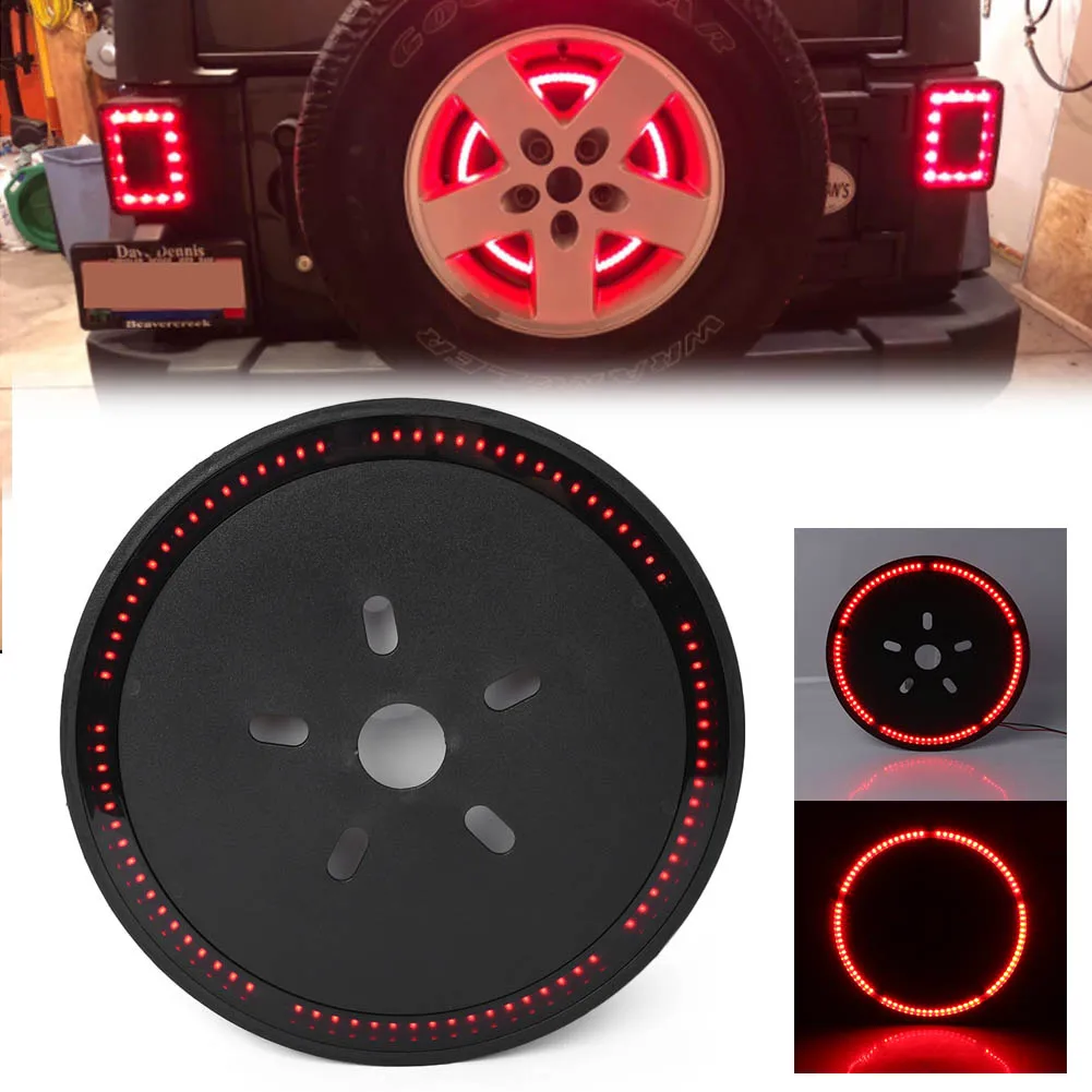 

Красная автомобильная шина светодиодный 3rd Brake Decor Светильник для Jeep Wrangler JK 2007 2008 2009 2010 2011 2012 2013 2014 2015 2016 2017 2018
