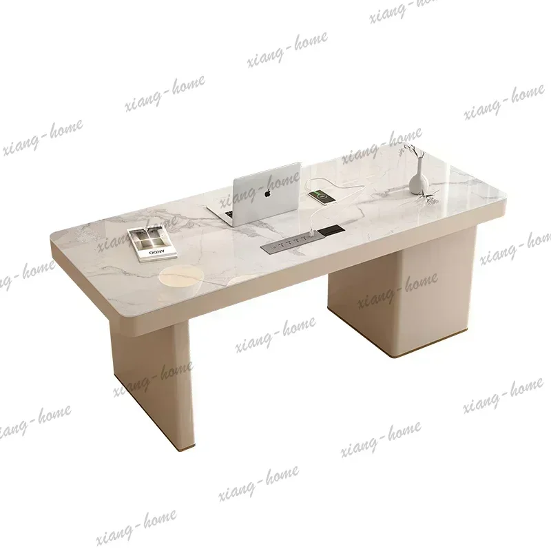 YJ Office Furniture Modern Rock Slab Luxury Room Desks Gaming Desk Computer Desk Computer Desks Gaming Table Motion Office Table