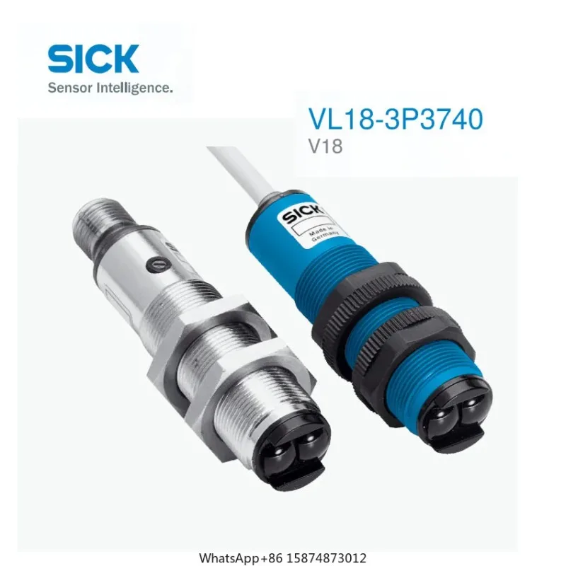 

Flash Sale sick New industrial control sensor Retro-reflective photoelectric sensors VL18-3P3740 6013617