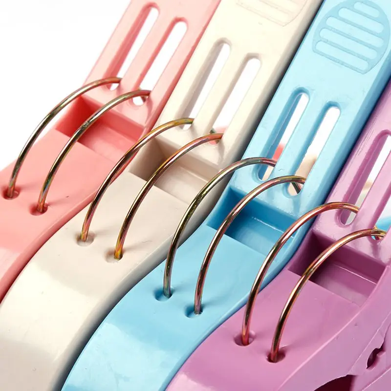 Creative Color Clips for Beach Towel, Clothes Pegs, Drying Racks, Retaining Clip, Clip to Prevent the Wind, 1Pc