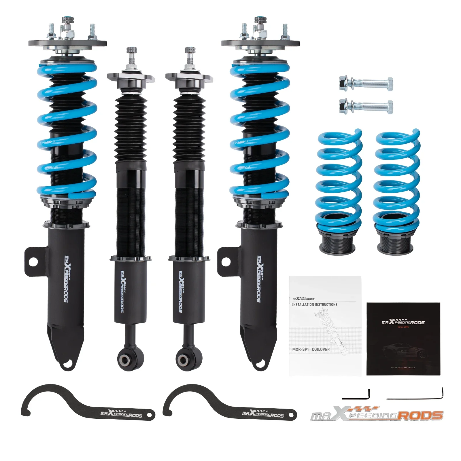 

24 Ways Adjustable Damper Force Coilovers For Dodge Charger Base SRT8 Challenger SE RWD