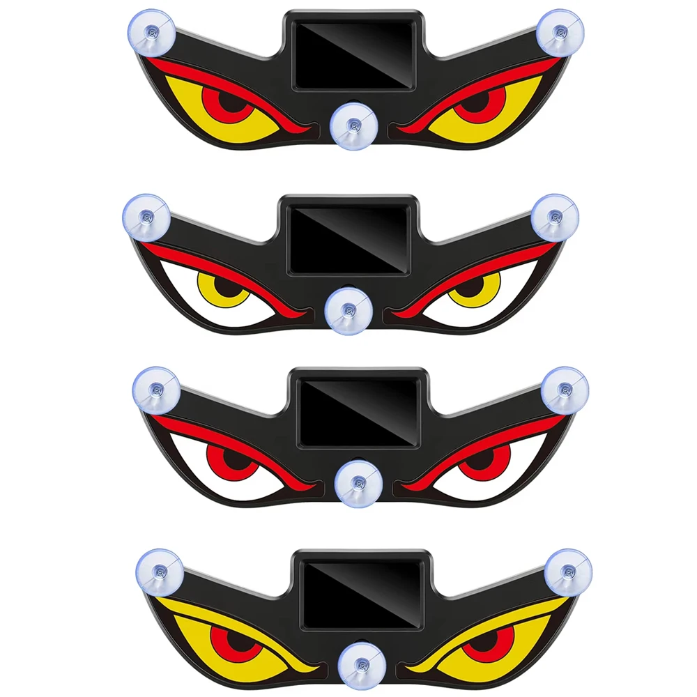 Universal Car Cool EYE Ambient Light Solar Powered Breathing Neon Light Car Decoration Lamp Side Rear Windshield Car Accessories
