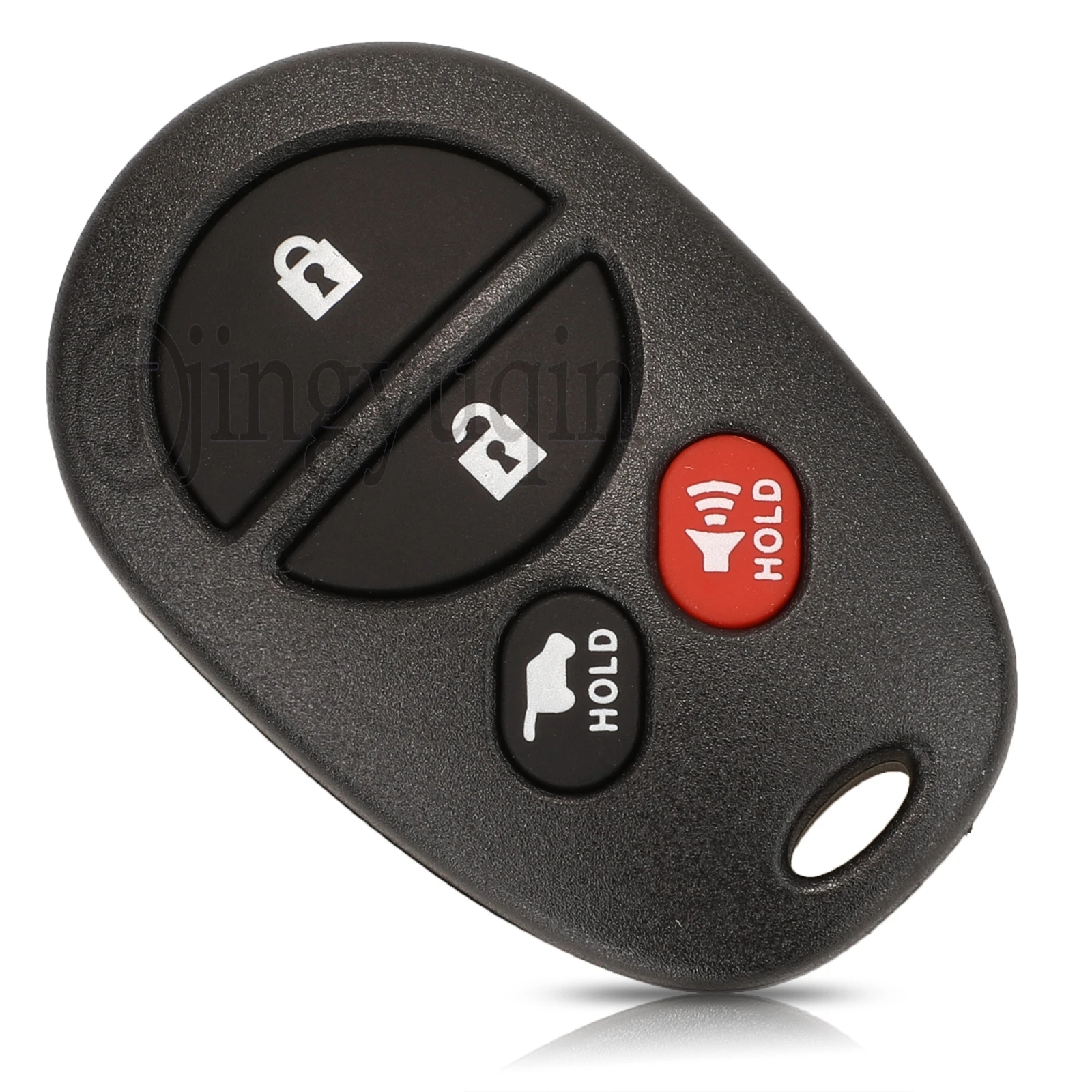 jingyuqin 3/4/6 Buttons Remote Car Key Case Cover Shell Fob For Toyota Sienna 2004 2005 2006 2007 2008 2009 2010 2011