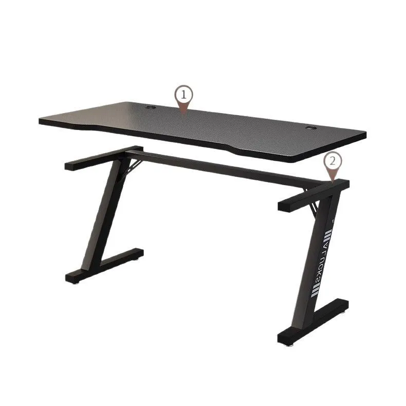 

Home Office Computer Desk Smart E-Sports PC Desk Internet Celebrity Gaming Table with MDF Surface