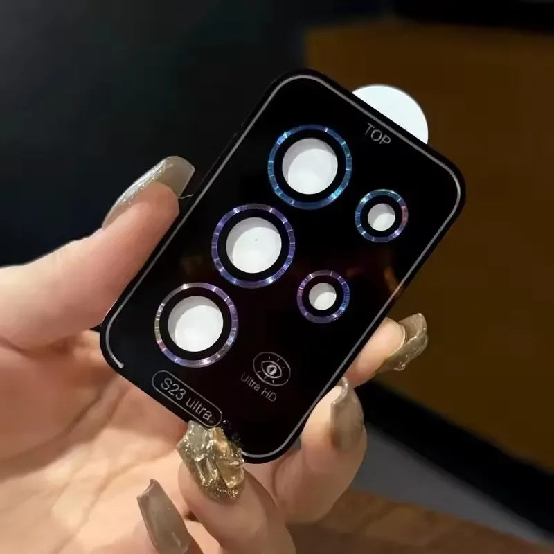 Metall Objektiv Glas Schutz Für Samsung Galaxy S25Ultra Plus Legierung Zurück Kamera Ring Fall Für Samsung S24 S25 Ultra Objektiv Abdeckung