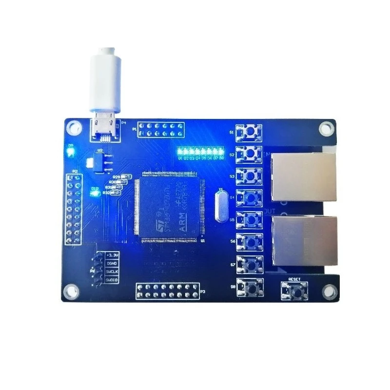 EtherCAT Slave Development Board With 16 IO Ports Support CIA402 Motion Control Industrial Communication Module