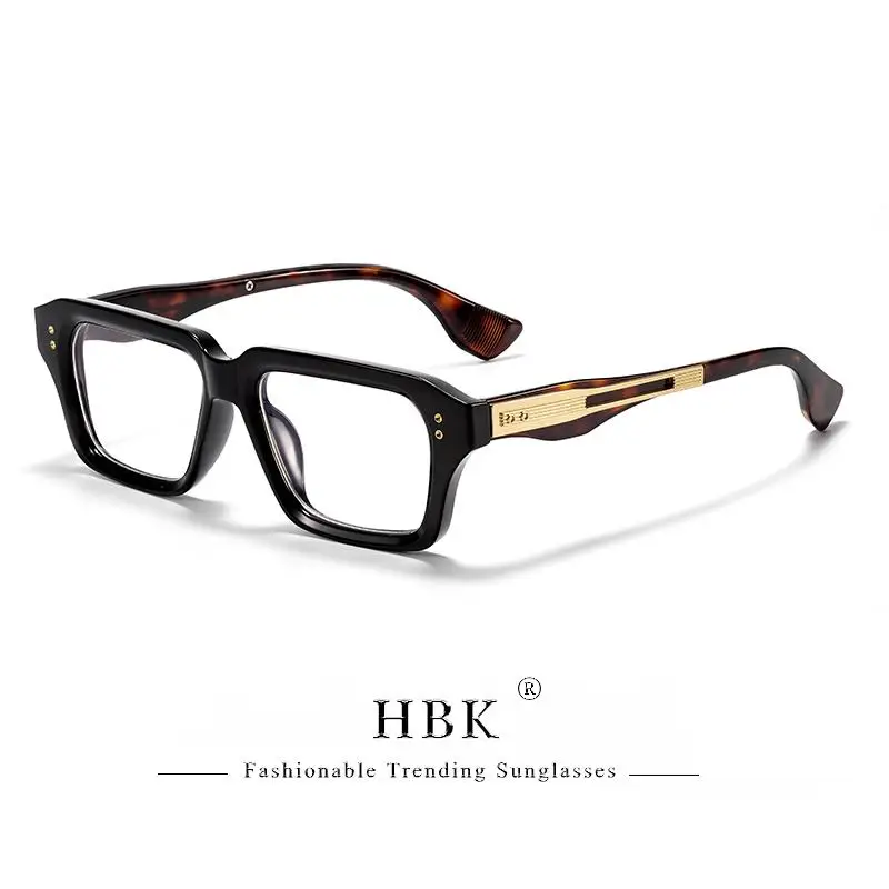 HBK Vintage Herren-Brillengestelle Marken-Brillen mit Einzigartigem Bügel-Design Luxuriöse Brillengestelle für Damen Anti-Blaulicht Lesebrillen – Detail 13