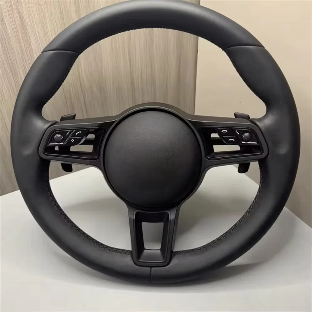 Carbon Fiber Car Steering Wheel for Porsche Panamera Cayenne Macan 718 Cayman Taycan 918 911 Boxster Carrera 981 958 957 997