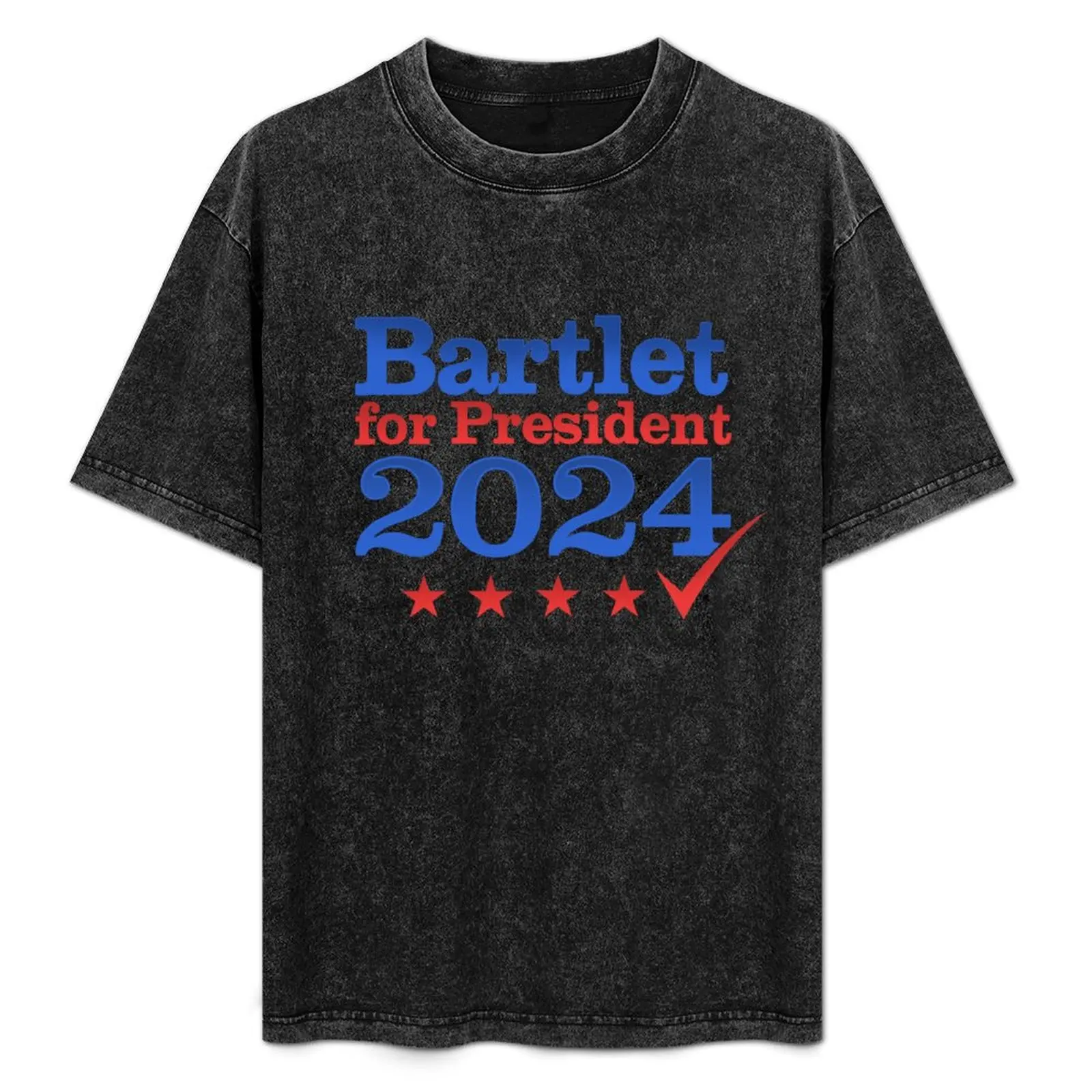 Bartlet for President 2024 T-Shirt graphics oversized mens designer t shirt