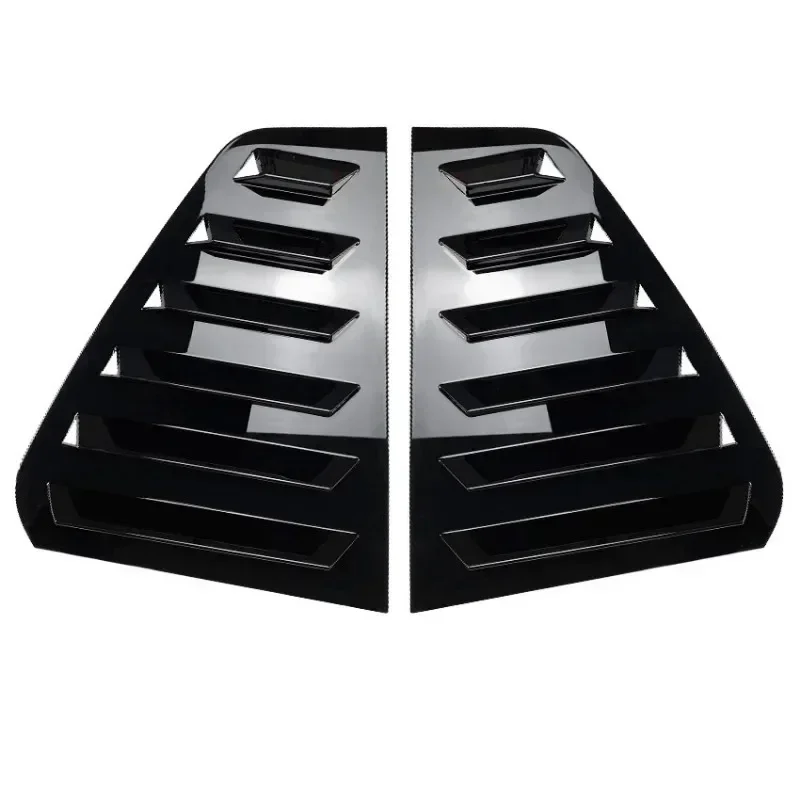 1 Pair Car Blinds Car Sticker Exterior Modification For VW Golf MK6 2008-2012 Triangular Window Decoration