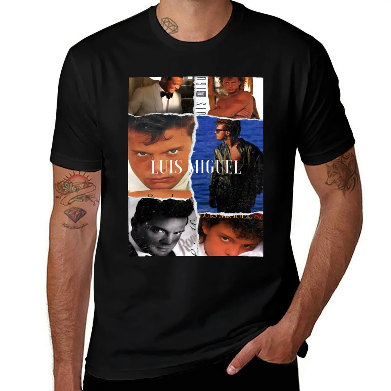 

Luismi Albums T-Shirt summer top plus size clothes valentines boutique clothes customizeds men clothings