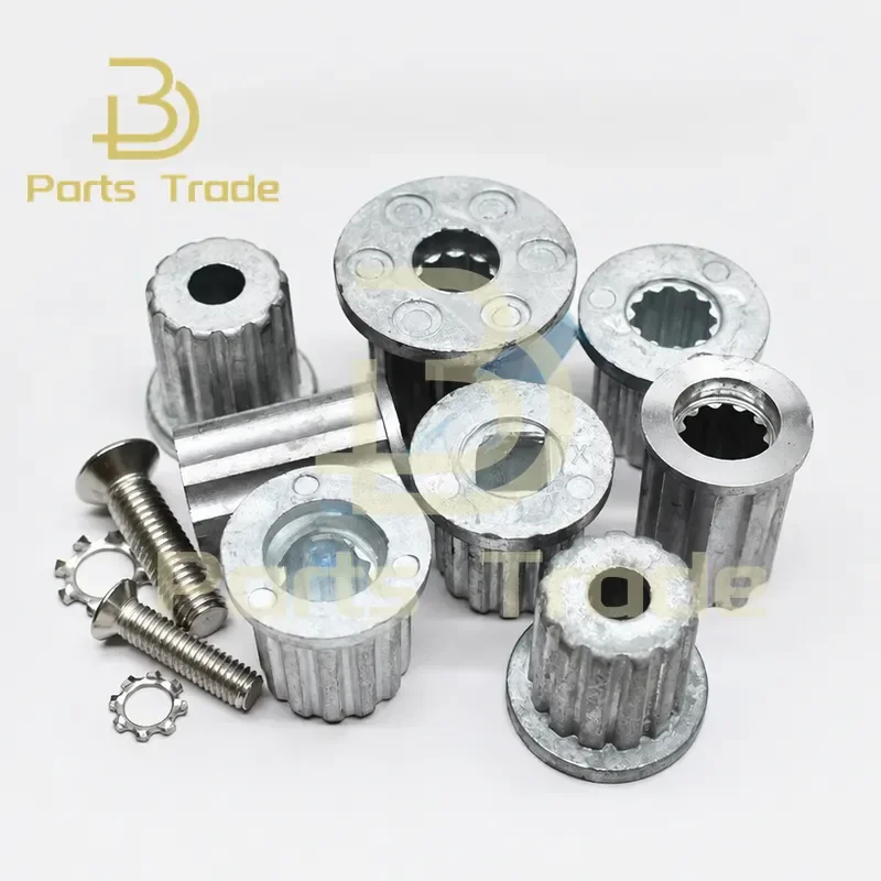 for Washing Machine Aluminum Core Inner Teeth Square Hole 10/11 Outer Teeth 13/8 Water Blade Turntable Bottom Center Gear