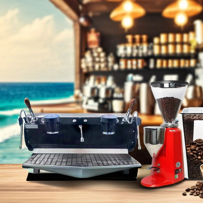 luxuryMulti-purpose Maquinas De Cafe Italian Single Double Group Commercial Espresso Coffee Machine