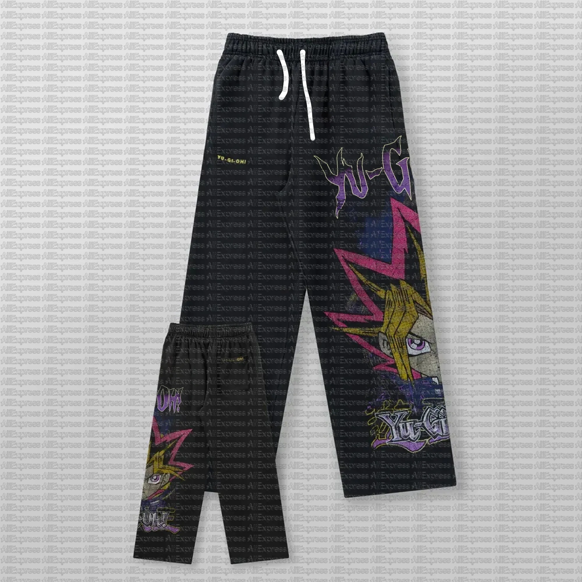 3D Cartoon Printed Quick Drying Casual Sports Pants Breathable Fashionable European American Style for Adults And Children
