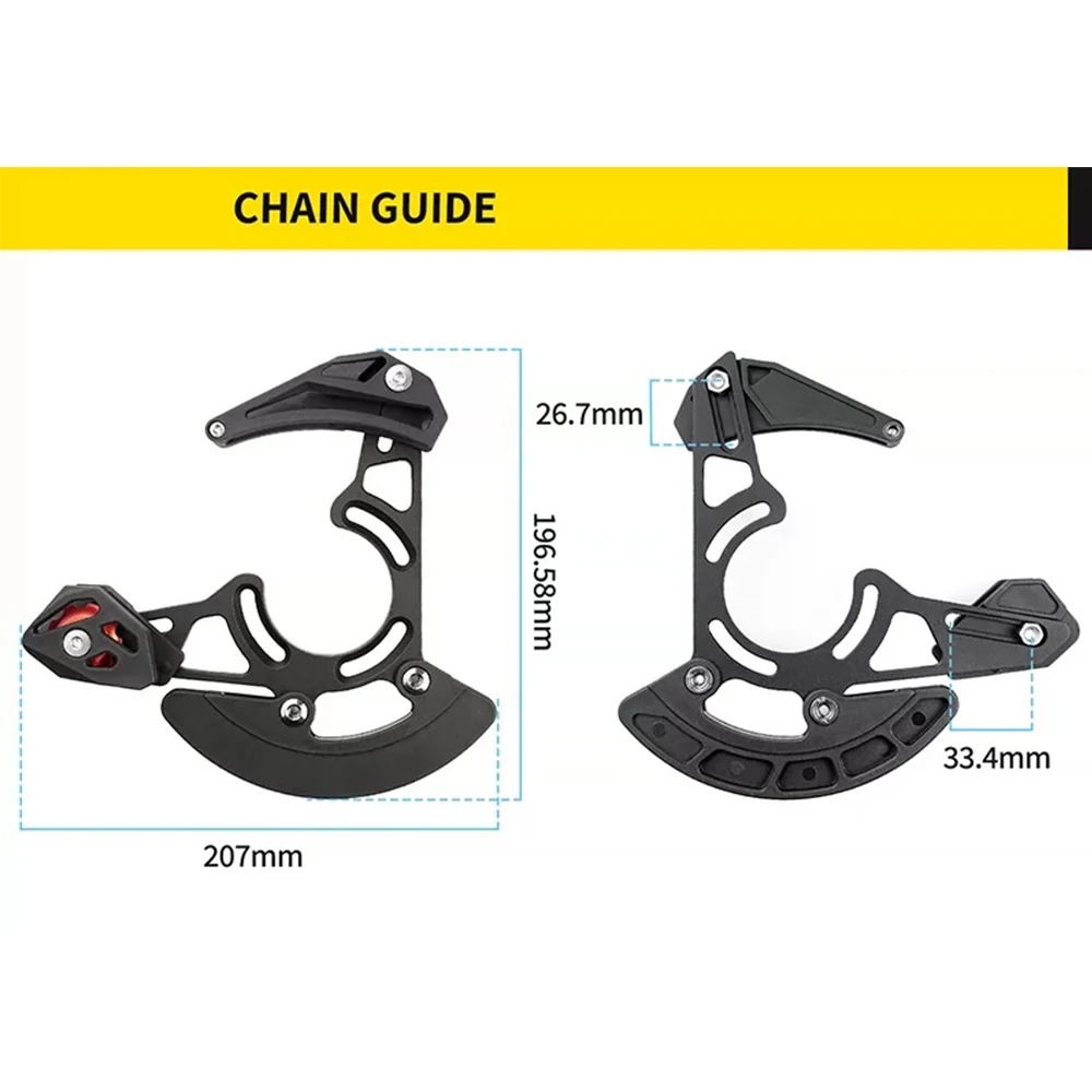 MTB Bike ISCG05 Chain Guide Chainring Guard 1x Mountain Bike Pulley Chains Stabilizer DH 32T-38T BSA Compatible Bicycle CG04 view 2